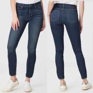 PAIGE Verdugo Ankle Skinny Jean Dark Wash Stretch Size 31